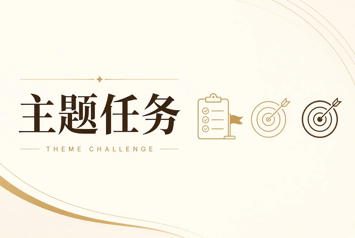 每日大赛课题栏视觉