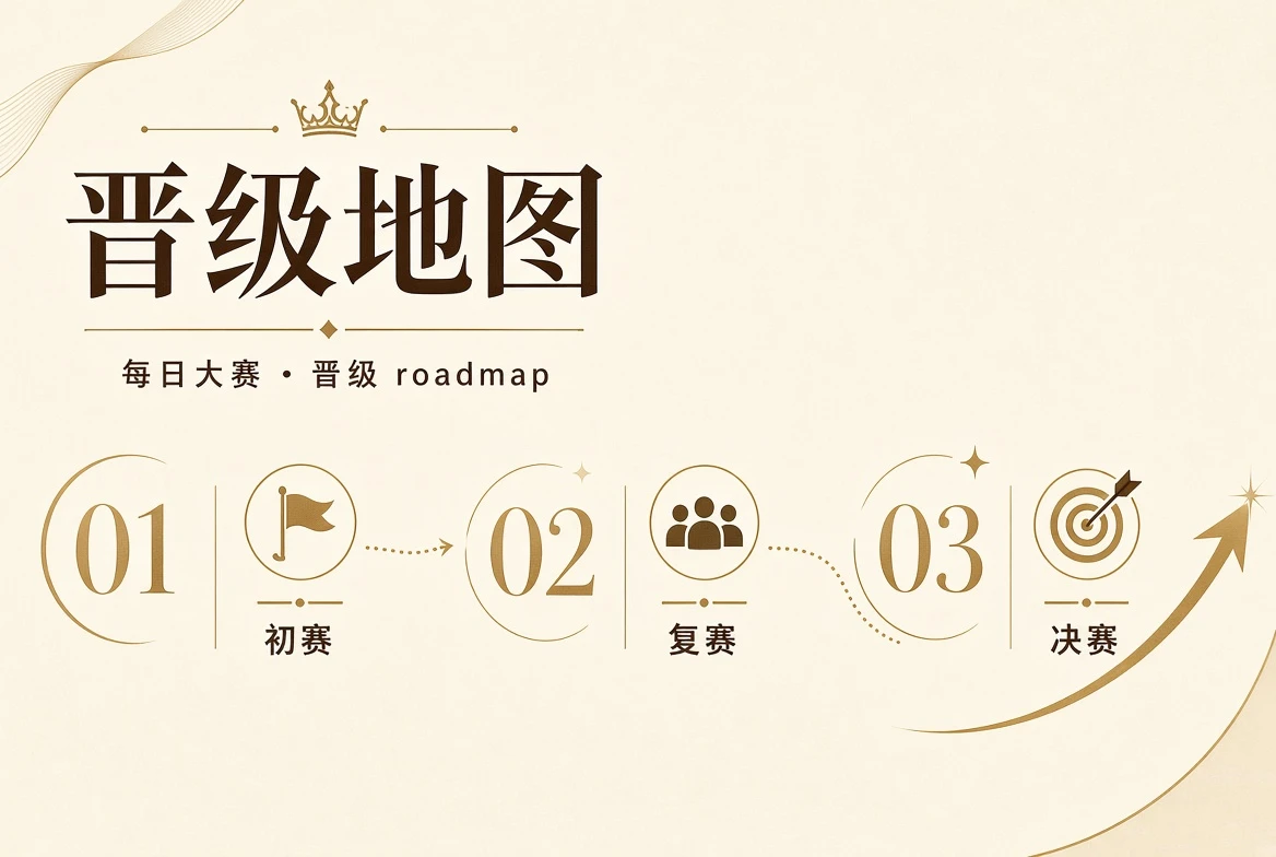 每日大赛晋级路径视觉